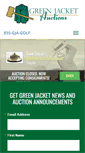 Mobile Screenshot of greenjacketauctions.com